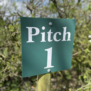 Pitch 1 - Laverick Hall Caravan Site near Carnforth, Lancashire