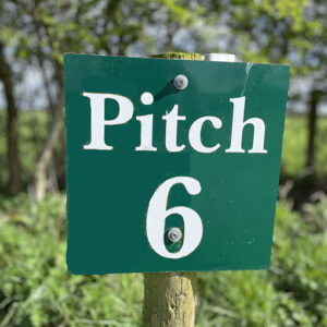 Pitch 6 - Laverick Hall Touring Caravan Site near Junction 34 M6, Lancashire
