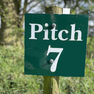 Pitch 7 - Laverick Hall Touring Caravan Site near Halton, Lancashire