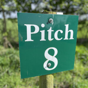 Pitch 8 - Laverick Hall Touring Caravan Site near Morecambe, Lancashire