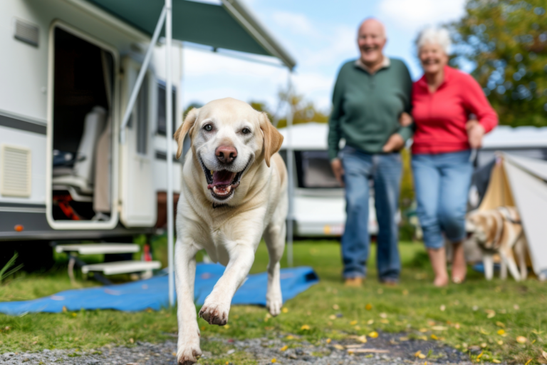 Dog friendly Touring & Motorhome Caravan Site, Lancaster, Lancashire, M6, Morecambe Bay